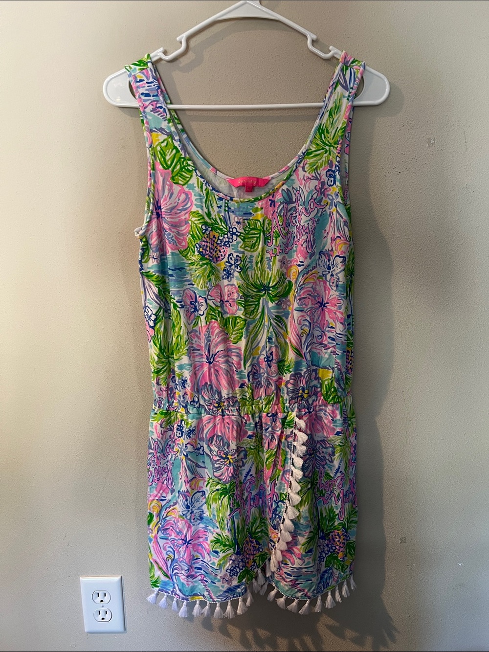 Lilly Pulitzer HARD TO FIND; Hawaii print romper, size M